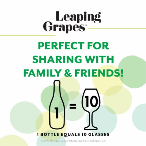 Leaping Grapes Pinot Grigio White Wine Perspective: back
