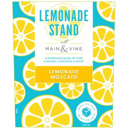 Lemonade Stand Lemonade Moscato Flavored Wine Perspective: back
