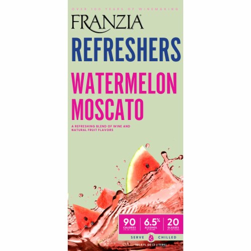 Franzia Watermelon Refreshers Moscato Flavored Wine Perspective: back