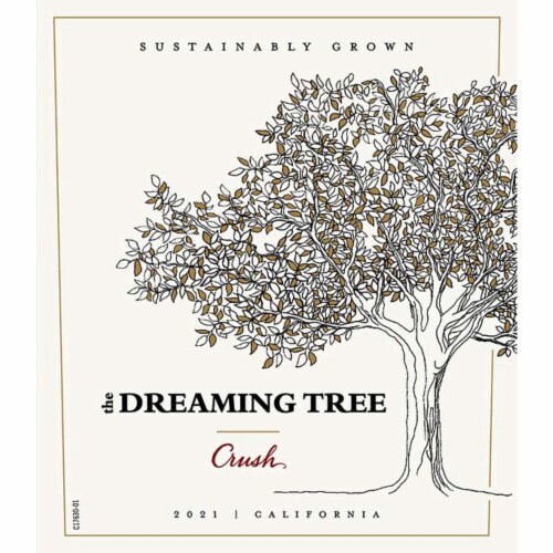 The Dreaming Tree Crush Blend California Red Wine Perspective: back