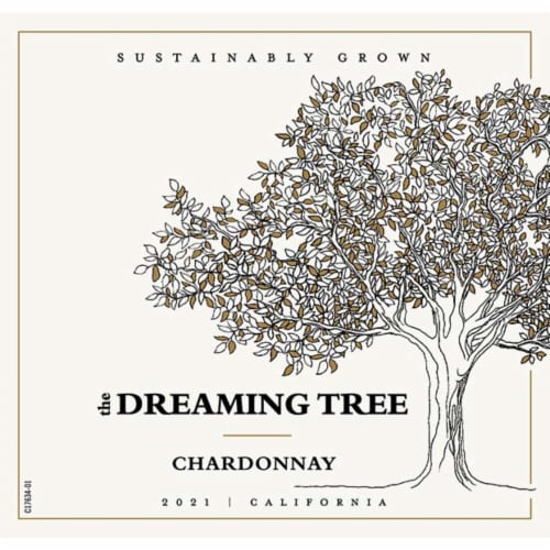The Dreaming Tree Chardonnay California White Wine Perspective: back