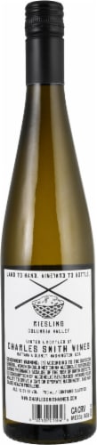 Kung Fu Girl Riesling Columbia Valley Perspective: back