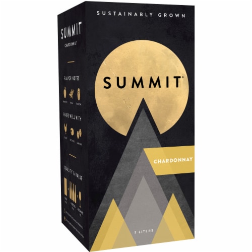 Summit Chardonnay California White Wine Box Perspective: back