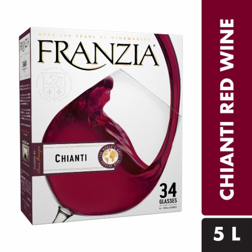 Franzia Chianti World Classics Blend Red Wine Box Perspective: back