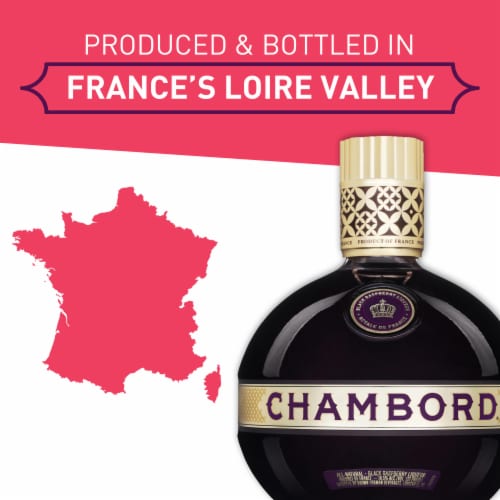 Chambord Black Raspberry Liqueur Perspective: back