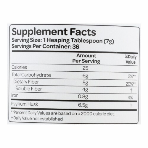 Health Plus - Every Day Fiber - Orange - 9 oz Perspective: back