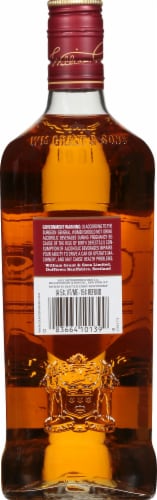 Grant’s Triple Wood Blended Scotch Whisky Perspective: back