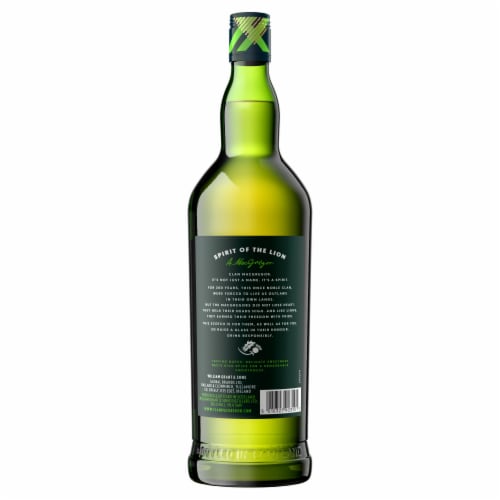 Clan MacGregor Blended Scotch Whisky Perspective: back