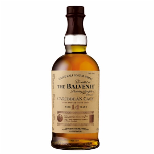 The Balvenie Caribbean Cask 14 Year Old Single Malt Scotch Whisky Perspective: back