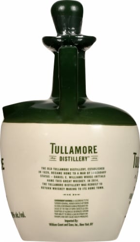 Tullamore D.E.W. Irish Whiskey Crock Perspective: back