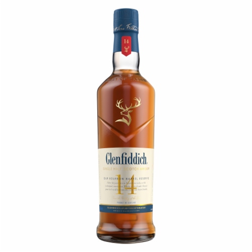 Glenfiddich 14 Year Old Bourbon Barrel Reserve Single Malt Scotch Whisky Perspective: back