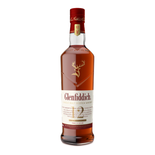 Glenfiddich® 12 Year Old Sherry Cask Single Malt Scotch Whisky Perspective: back