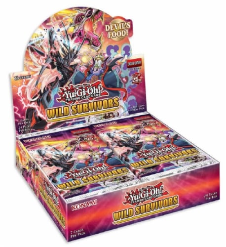 Yu-Gi-Oh! Trading Card Game: Wild Survivors! Booster Box Perspective: back