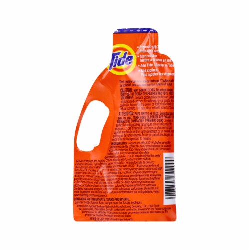 Tide® Travel Size Singe Load Liquid Detergent Perspective: back