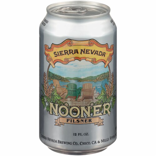 Sierra Nevada Brewing Co. Nooner Pilsner Beer Perspective: back