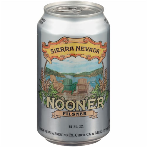 Sierra Nevada Brewing Co. Nooner Pilsner Beer Perspective: back