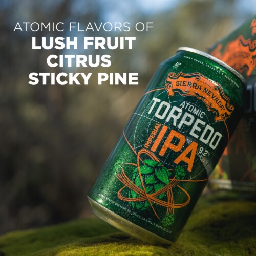 Sierra Nevada Atomic Torpedo West Coast Juicy Imperial IPA Craft Beer Perspective: back