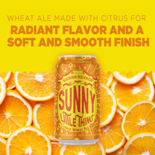 Sierra Nevada® Sunny Little Thing™ Citrus Wheat Ale Perspective: back