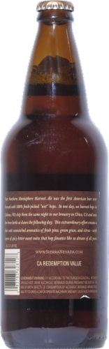 Sierra Nevada Brewing Co. Northern Hemisphere Harvest Wet Hop Ale Beer Perspective: back