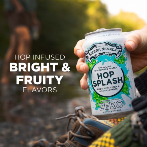 Sierra Nevada Hop Splash Sparkling Hop-Infused Water Perspective: back