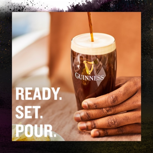 Guinness Draught Stout Import Beer Perspective: back
