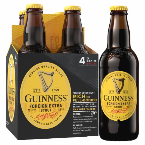 Guinness Foreign Extra Stout Beer Perspective: back