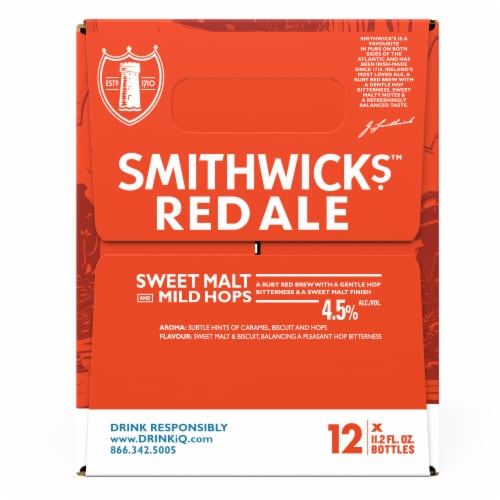 Smithwick's Red Ale Beer Perspective: back