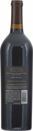 Honig Cabernet Sauvignon Perspective: back
