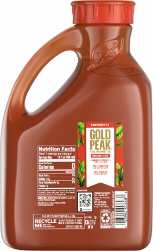 Gold Peak® Unsweetened Black Tea Perspective: back