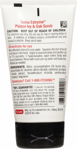 Tecnu® Extreme Poison Ivy Scrub Perspective: back