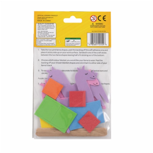 Crayola Kit - Lama Stick Puppets Perspective: back