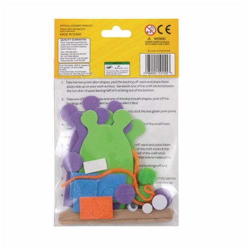 Crayola Kit - Alien Stick Puppets Perspective: back