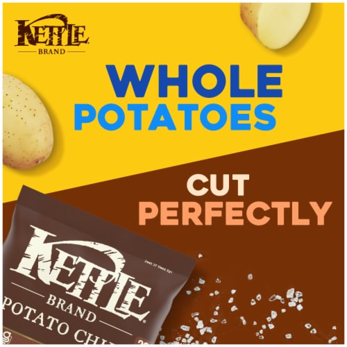 Kettle Brand® Sea Salt Potato Chips Perspective: back