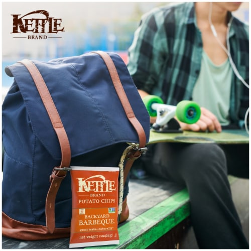 Kettle Brand® Backyard Barbeque Potato Chips Perspective: back