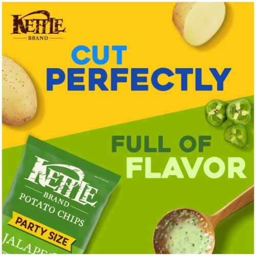 Kettle Brand® Jalapeno Kettle Potato Chips Perspective: back