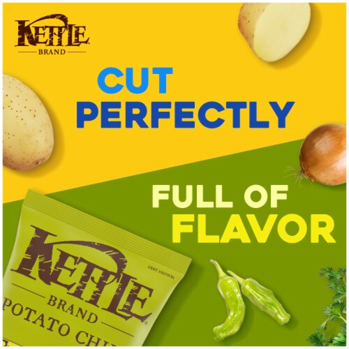 Kettle Brand® Pepperoncini Potato Chips Perspective: back