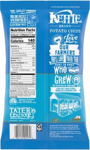 Kettle Brand® Farmstand Ranch Potato Chips Perspective: back