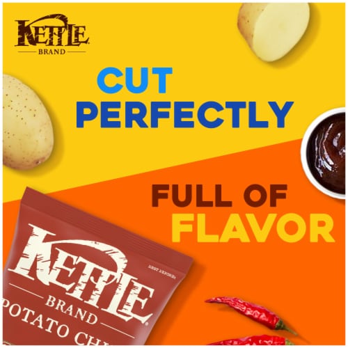 Kettle Brand® Backyard Barbeque® Kettle Potato Chips Perspective: back