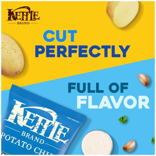 Kettle Brand® Farmstand Ranch Kettle Potato Chips Perspective: back