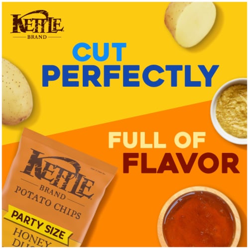 Kettle Brand® Honey Dijon Kettle Potato Chips Party Size Perspective: back