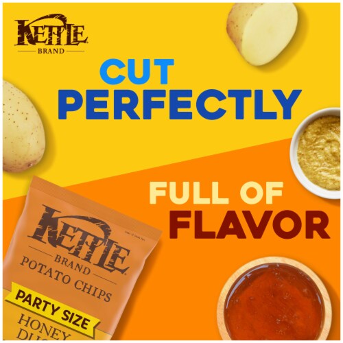Kettle Brand® Honey Dijon Kettle Potato Chips Party Size Perspective: back