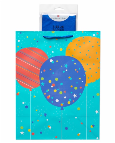 American Greetings #2 Gift Bag with Tissue Paper Perspective: back