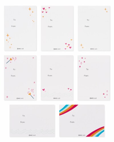 American Greetings Magical Classroom Valentine Cards for Kids Perspective: back