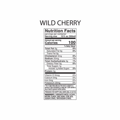 Happy Dad Wild Cherry Hard Seltzer