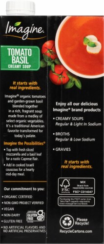Imagine® Organic Creamy Tomato Basil Soup Perspective: back