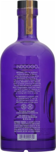 INDOGGO™ Strawberry Flavored Gin Perspective: back