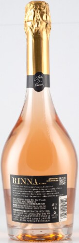 Rinna Wines Brut Rosé Sparkling Wine Perspective: back