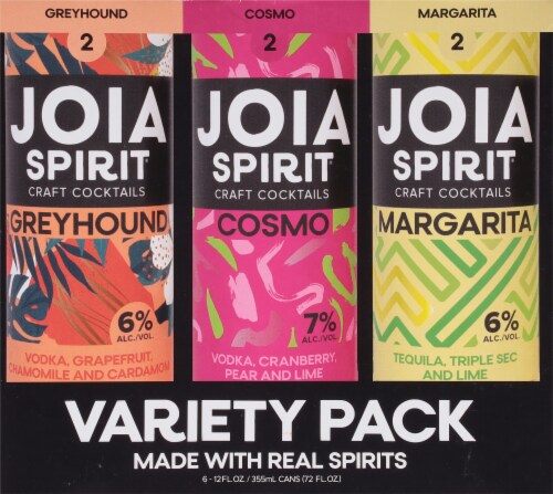 Joia Spirit® Craft Cocktails Variety Pack Perspective: back