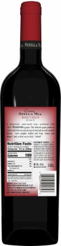 Evviva Stella Mia Rosso E Dolce Red Wine Perspective: back
