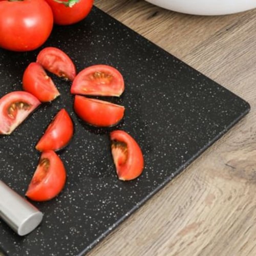 Dexas® Superboard Cutting Board - Midnight Granite Perspective: back